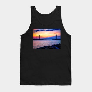 Magenta Morning at Indian River Bridge Tank Top